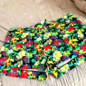 NWT JCREW STRETCH FLIRAL SHORTS